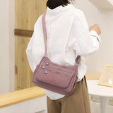 (Buy 1 Get 1 Free) Lightweight Nylon Crossbody Bag – Multi-Pocket, Water-Resistant, Adjustable 🔧