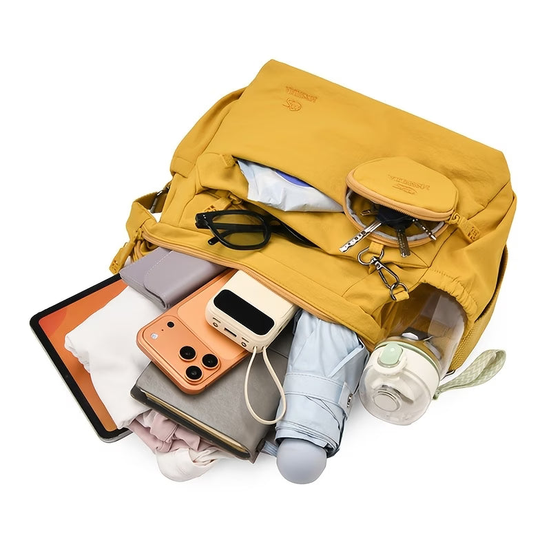 [Buy 1 Get 1 Free] Nylon Multi-Compartment Messenger Handbag
