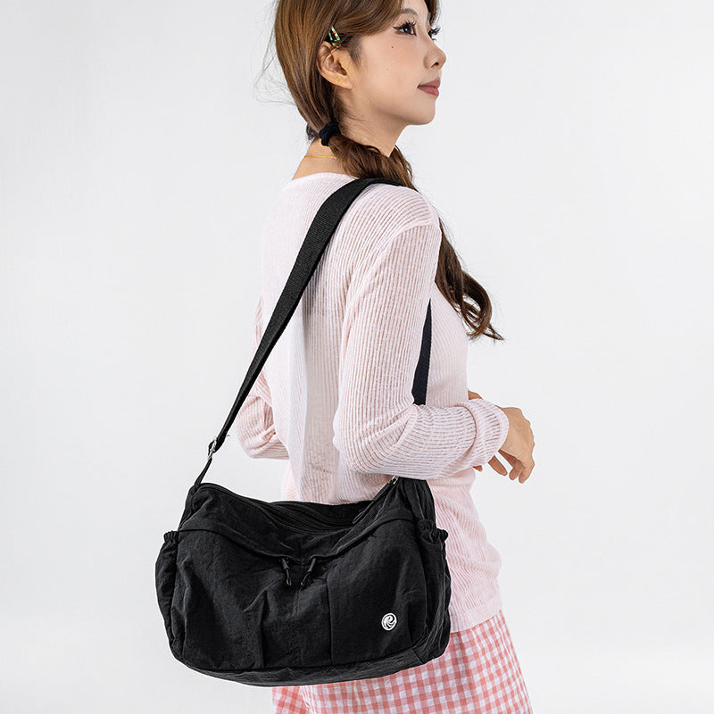All-Purpose Lightweight Nylon Fabric Women Shoulder Bag with Large Capacity { Pack 2 }