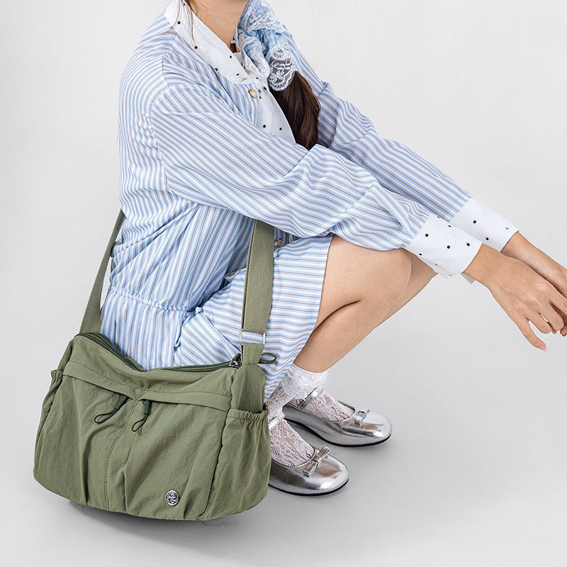All-Purpose Lightweight Nylon Fabric Women Shoulder Bag with Large Capacity { Pack 2 }