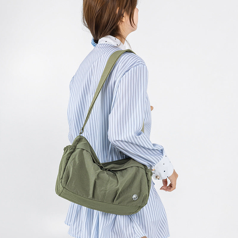 All-Purpose Lightweight Nylon Fabric Women Shoulder Bag with Large Capacity { Pack 2 }